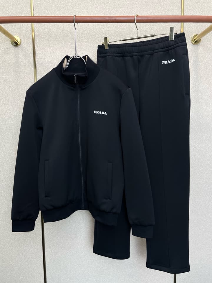 Prada Double-Sided Knit Tracksuit