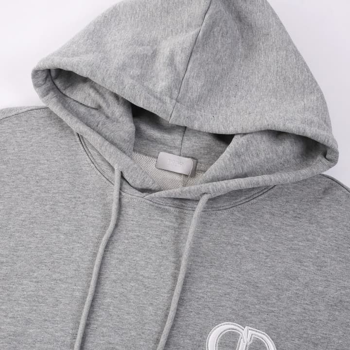 Dior CD Oblique Jacquard Knit Top – 25SS in Heather Gray Hoodie