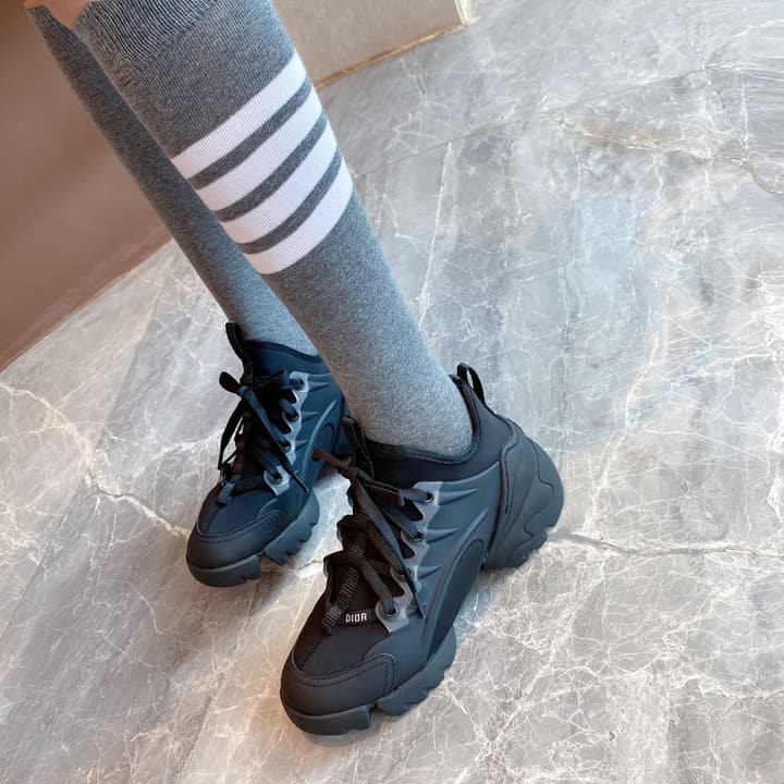 Dior Crusie J'DIOR Chunky Sneakers – 2020 Spring Collection in Black Knit