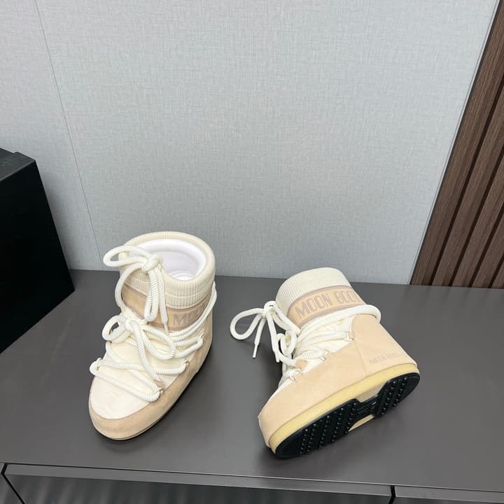 Moon Boot 2024 Autumn/Winter Cute Snow Boots in Cream