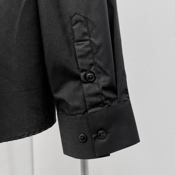 Dior Classic Silver CD Metal Waist Shirt in Black