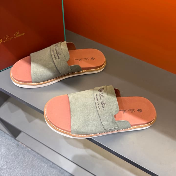Loro Piana Summer Walk Crisscross Mules