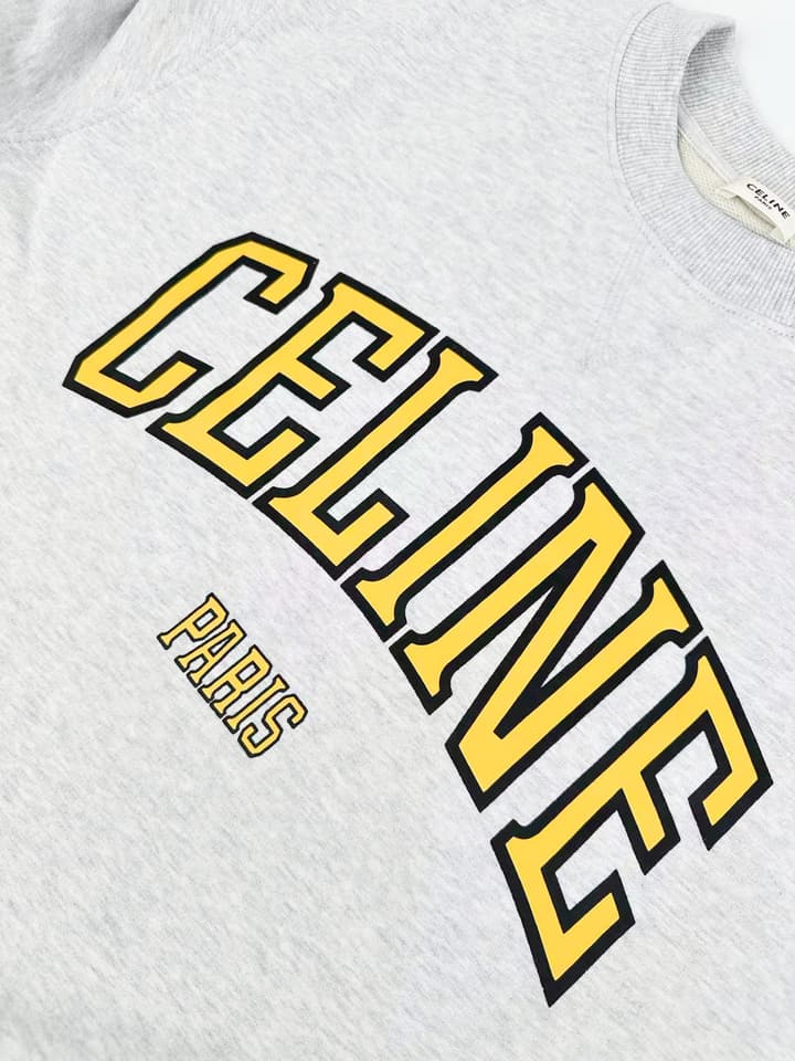 Celine Paris Printed Logo Sweatshirt