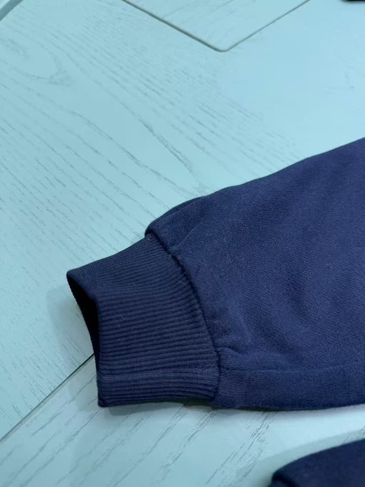 Gucci Kids Baby Sweatshirt and Pants Set – 2025SS in Navy Blue Printed Set