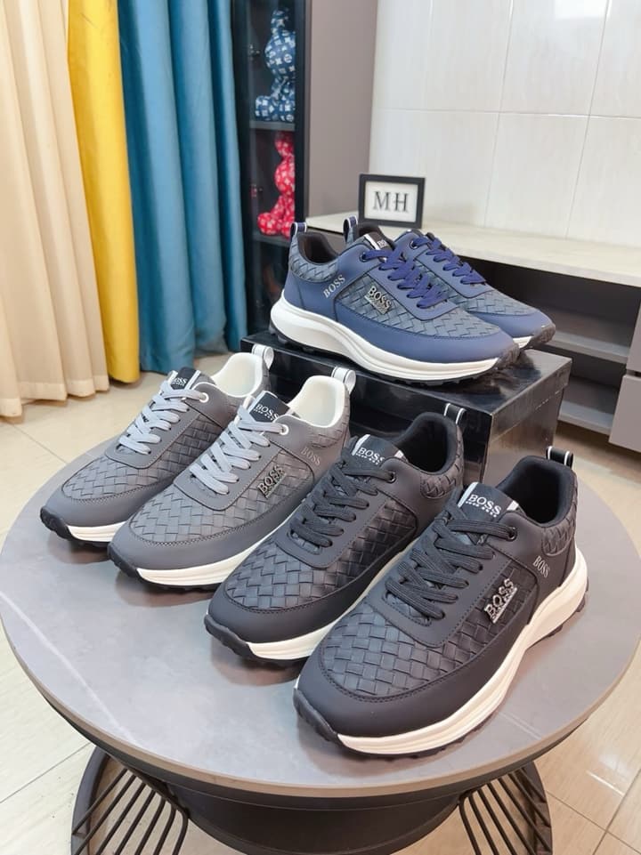 Boss Classic Suede and Waterproof Casual Sneakers
