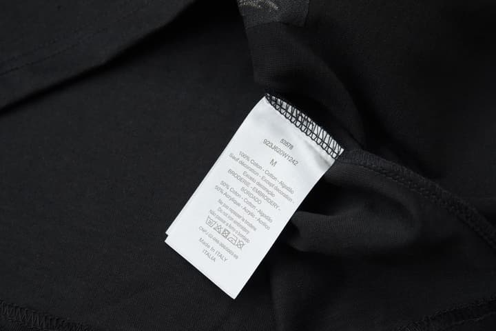Dior CD Logo Embroidered T-Shirt – 26SS Early Spring Collection in Classic Black