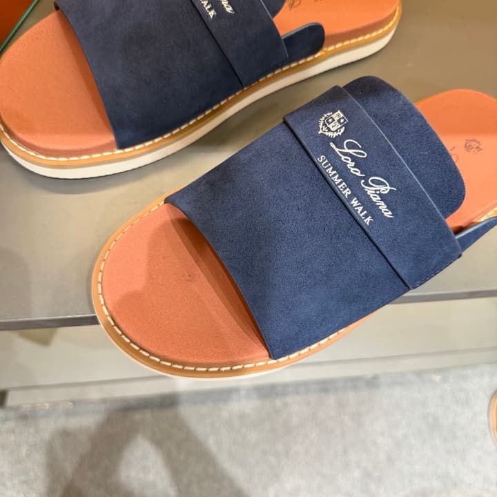Loro Piana Summer Walk Crisscross Mules