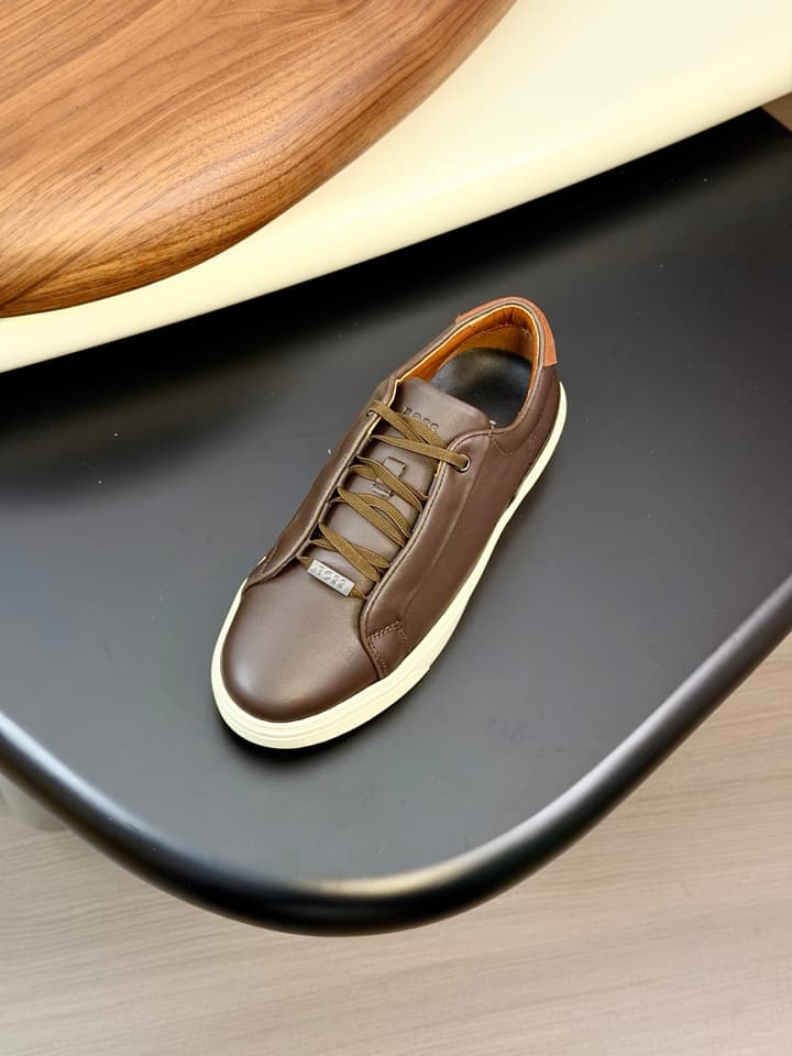 Boss Men's Casual Leather Sneakers