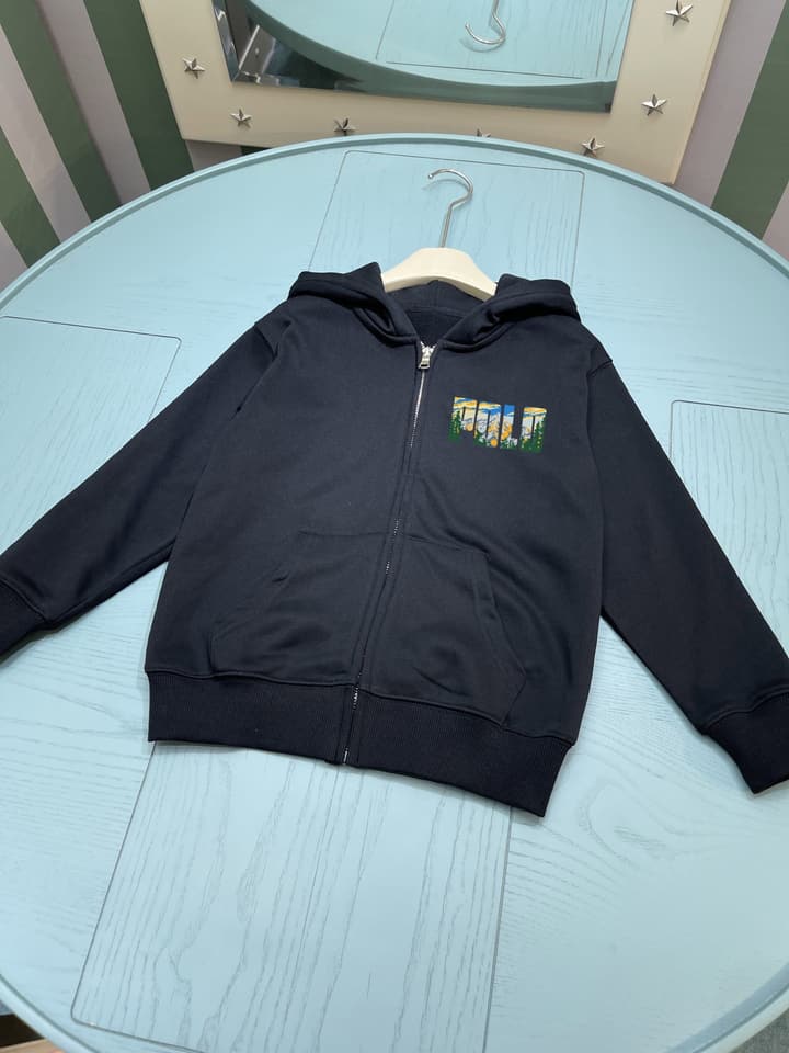 Ralph Lauren Polo Kids Full-Zip Sweatshirt – 2025FW – Kids Collection in Dark Navy