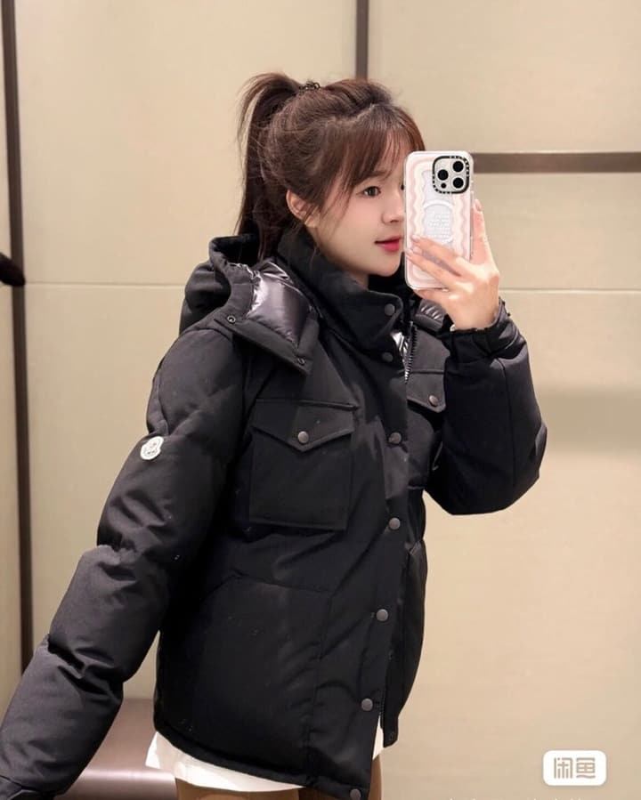 Moncler Hooded Puffer Jacket – 2025FW in Black Hooded Down Jacket