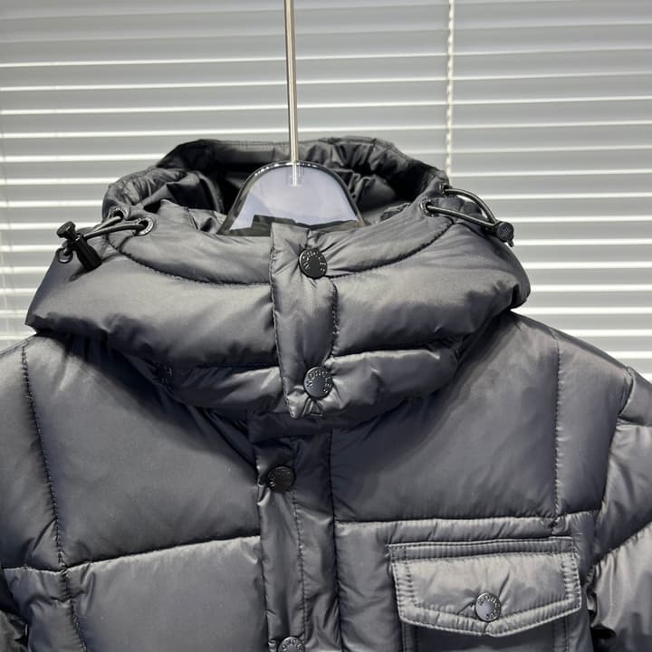 Moncler Detachable Hood Puffer Jacket – 25 Collection – Kids Collection in Black Puffer Jacket