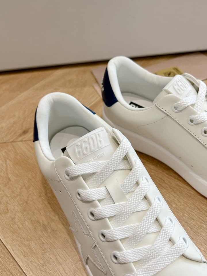 Golden Goose Space Distressed Sneakers – 2024 Collection in White 1