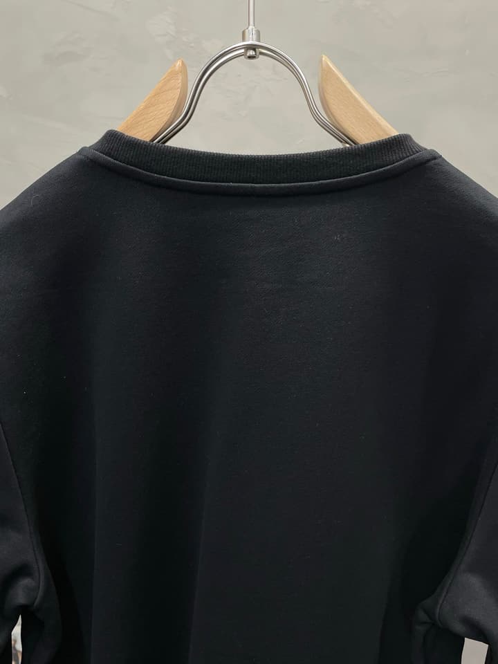 Hermès Men's Premium Casual Sweatshirt in Dark Grey/black With Flap Pocket