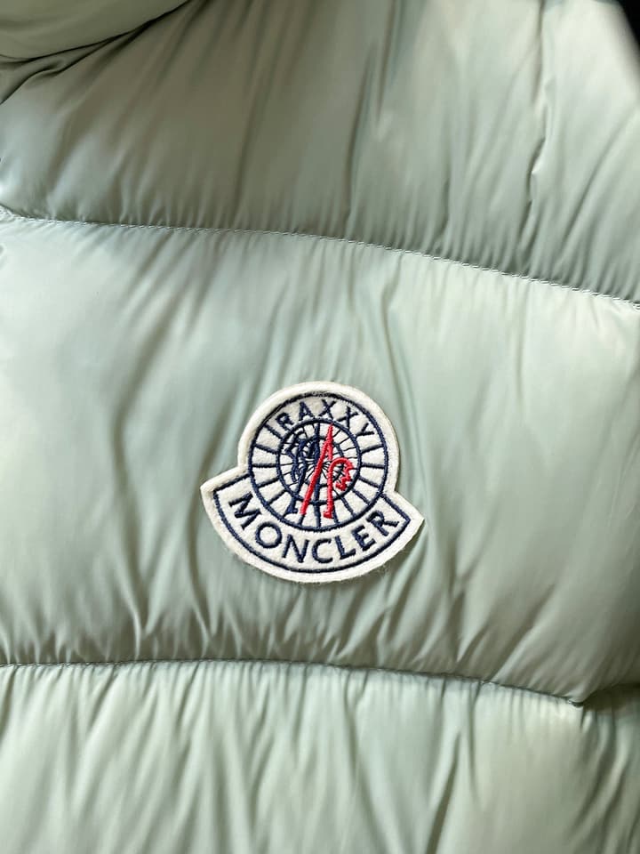Moncler Stand Collar Embossed Down Jacket – Limited Edition in Black