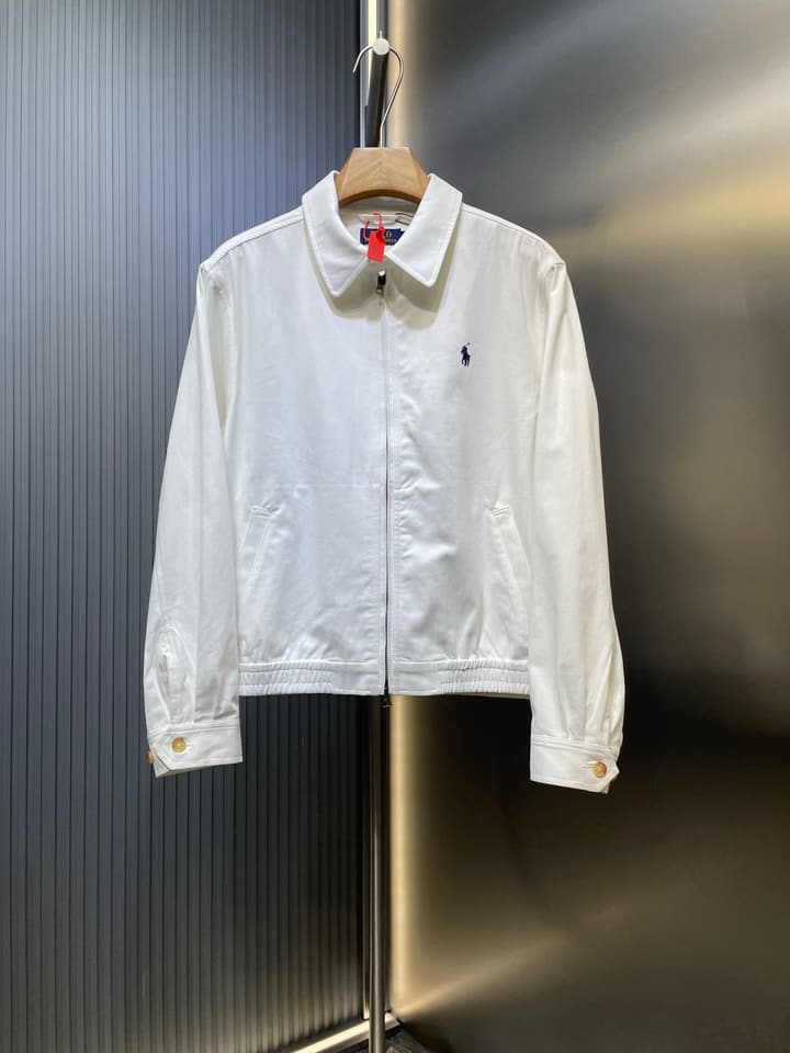 Ralph Lauren Embroidered Zipper Bomber Jacket