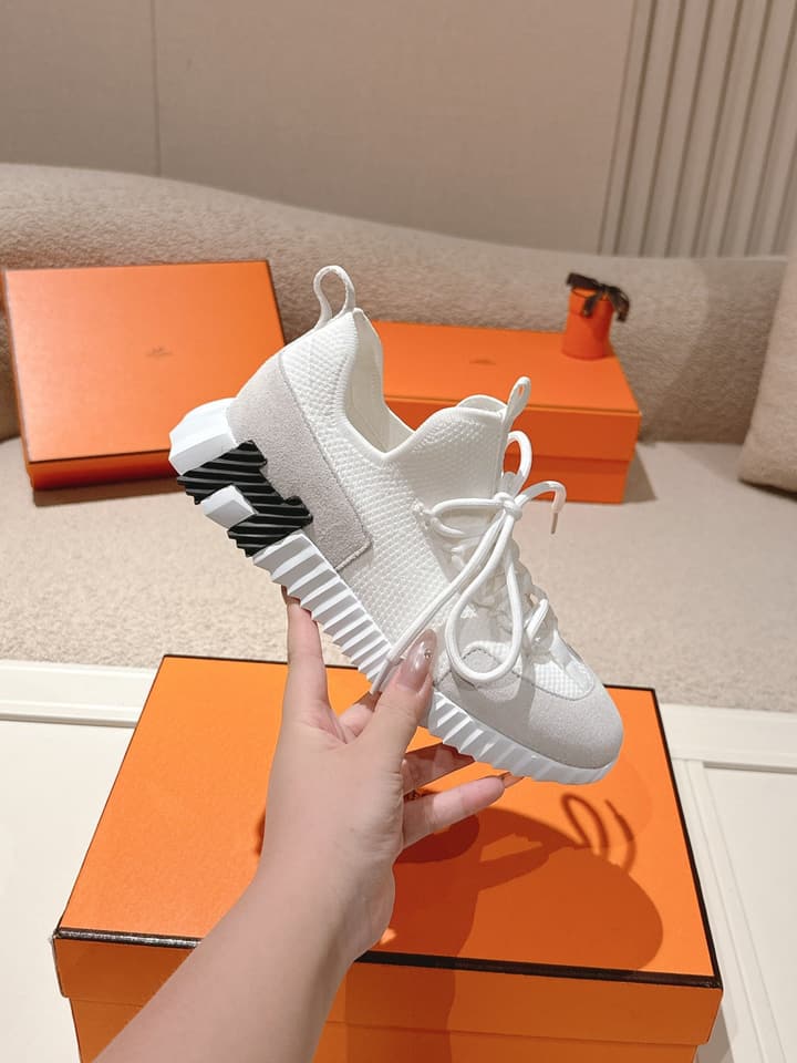 Hermès Classic Couple's Casual Sneakers in All Black