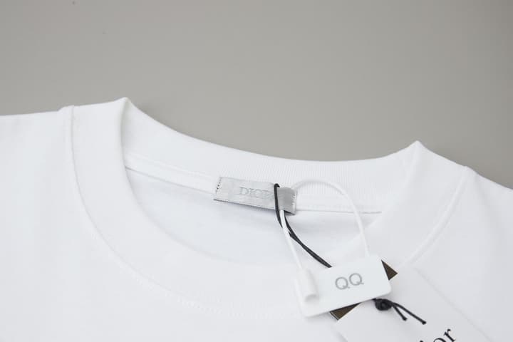 Dior Logo Embroidered Short-Sleeve T-Shirt – 26SS Early Spring Collection in Black Dracula