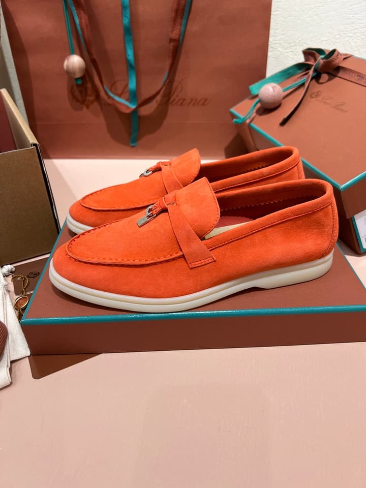 Loro Piana My Charms Suede Loafers