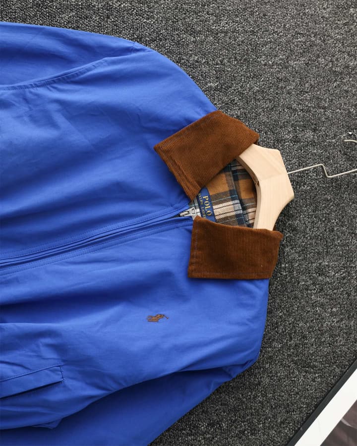 Ralph Lauren Campus Collared Jacket in Blue