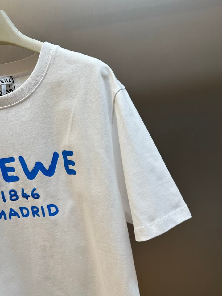 Loewe 1846 Anniversary Ghost Crewneck T-Shirt – Spring/Summer Collection in Black