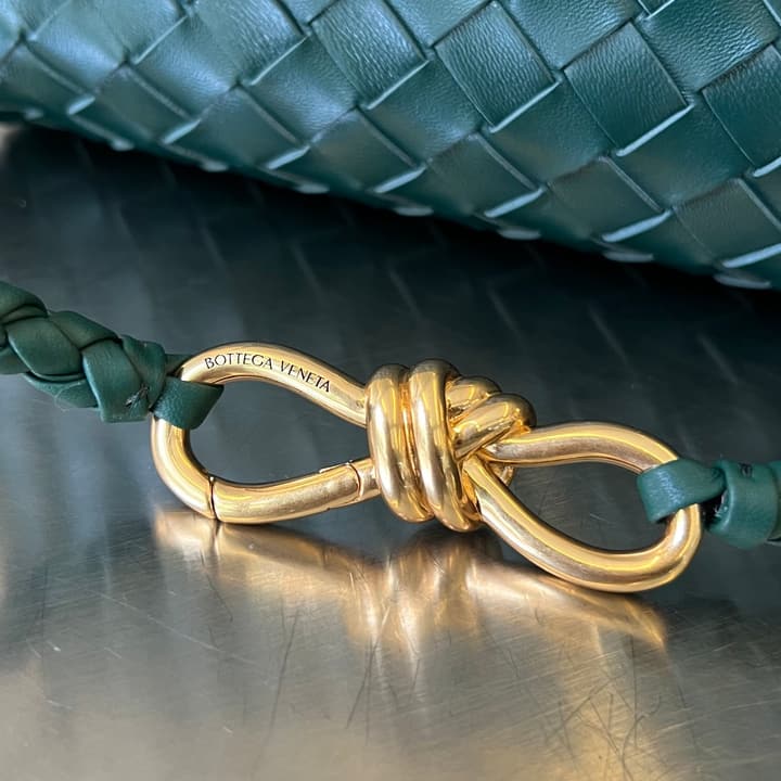 Bottega Veneta Andiamo Handbag in Charcoal Grey
