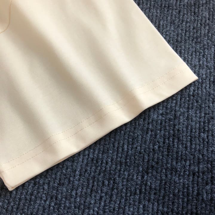 Gucci Embossed Logo Crewneck T-Shirt – 2026SS in Apricot