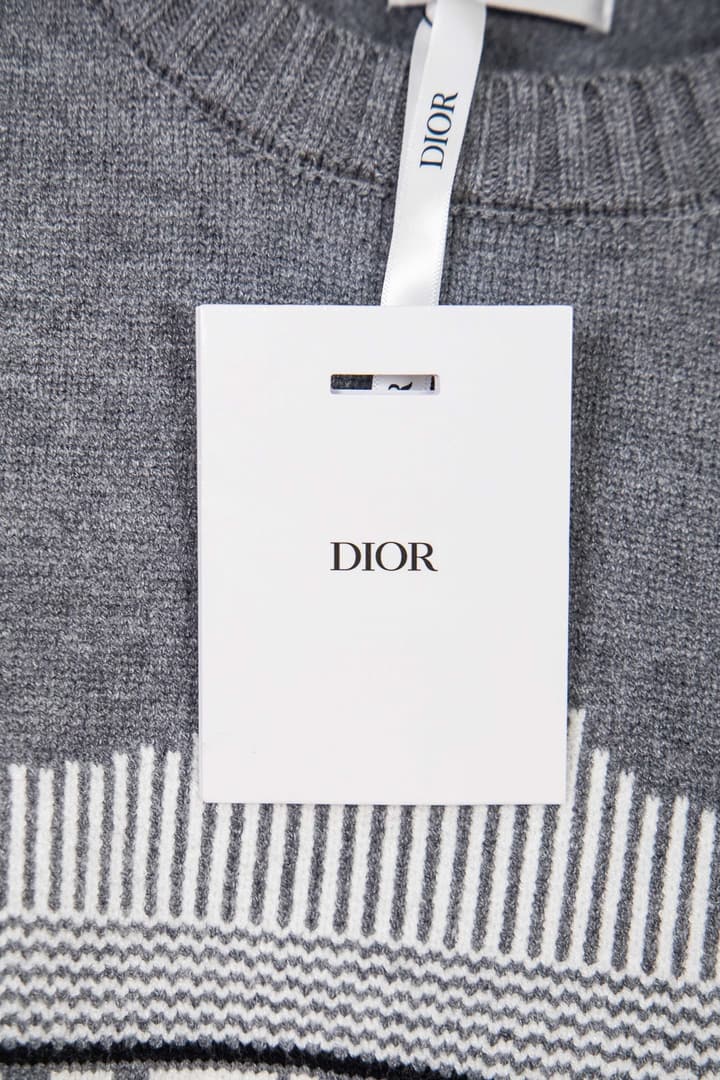 Dior Peter Doig Ski Series Sailor Knit Sweater – 23FW in Grey