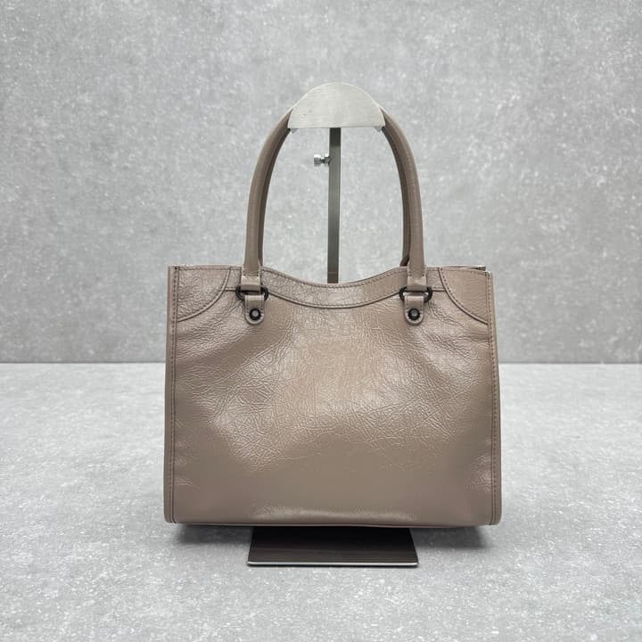 Balenciaga Le City Tote in Sesame – Small in Sesame