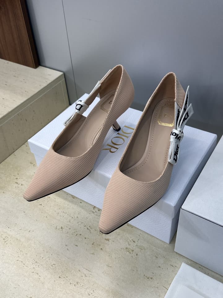Dior J'Adior Webbing Bow Pumps – 2026 Early Spring Collection