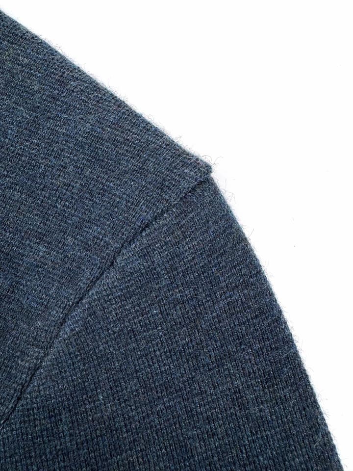 Dior Icon Zipper Sweater Cardigan in Deep Navy Blue