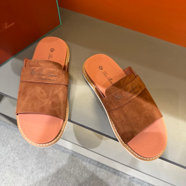 Loro Piana Summer Walk Crisscross Mules