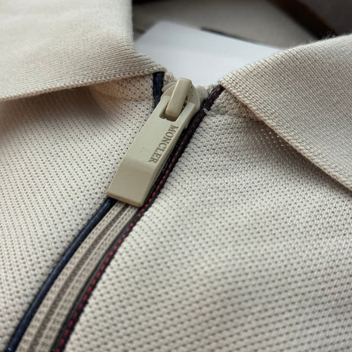 Moncler Classic Logo Polo Shirt – 2026SS in Apricot