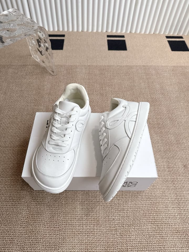 Loewe Spliced Minimalist Sneakers in Black