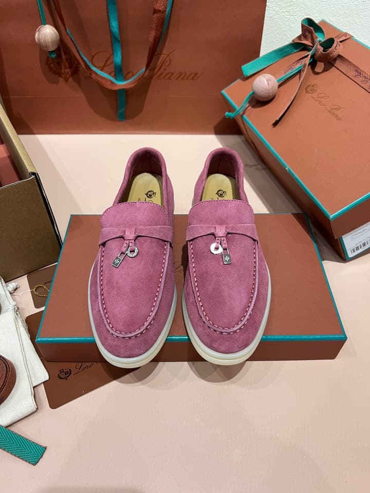 Loro Piana My Charms Suede Mules