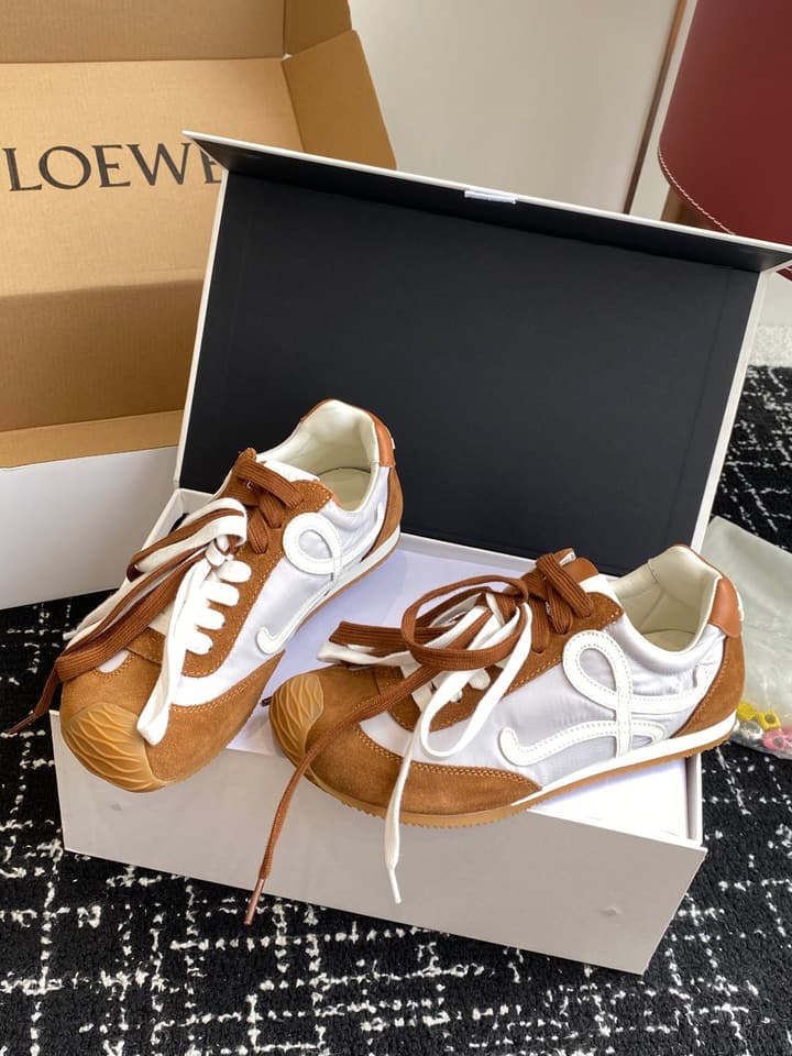 Loewe Ballet Runner Sneakers – 2025 Paris Fashion Week in Brown