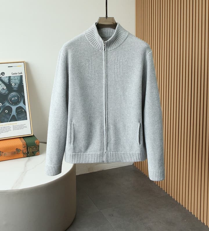 Loro Piana Premium Wool Sweater – 2025FW in Dark Navy Blue