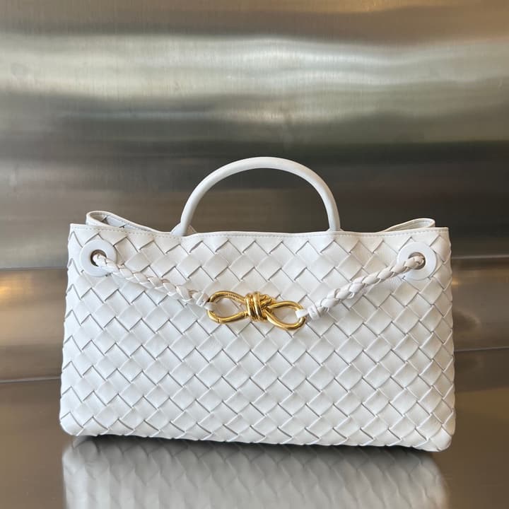Bottega Veneta Andiamo Handbag in Charcoal Grey