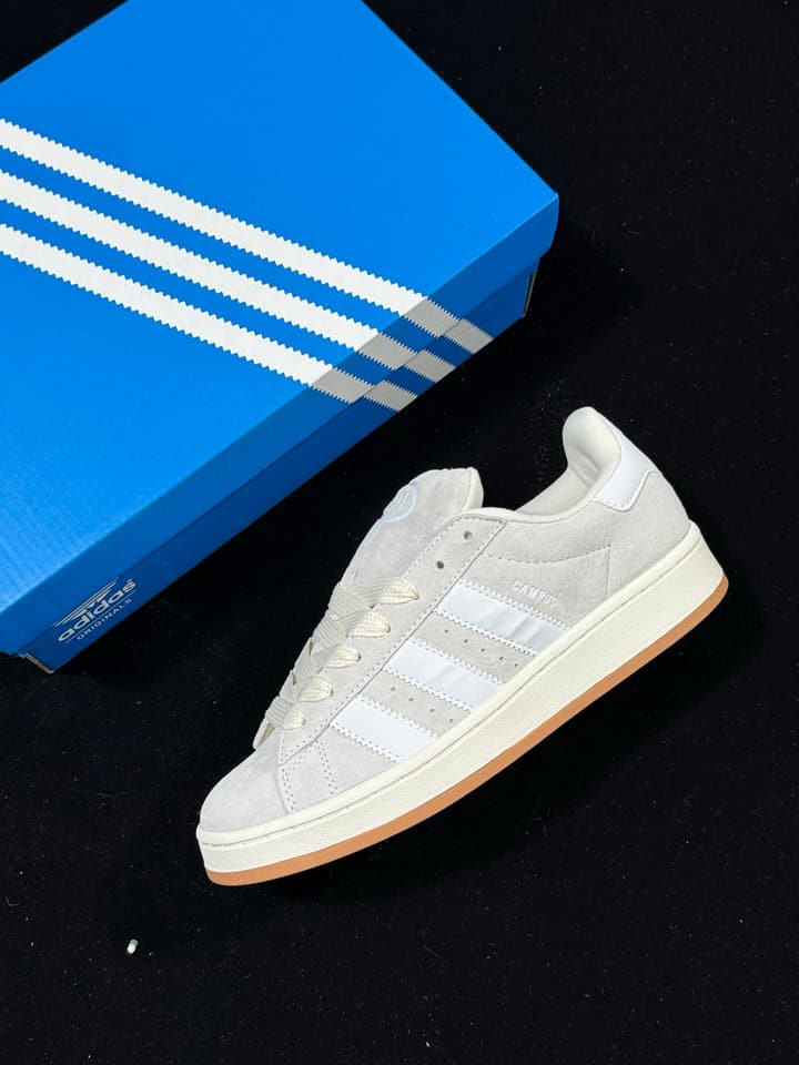 Adidas Originals Campus 00s Low-Top Sneakers in Black & White
