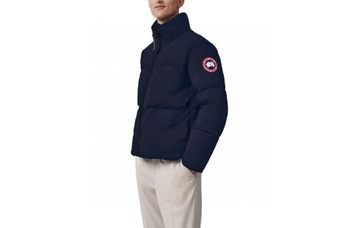 Canada Goose Lawrence Stand-Collar Puffer Jacket in Classic Black