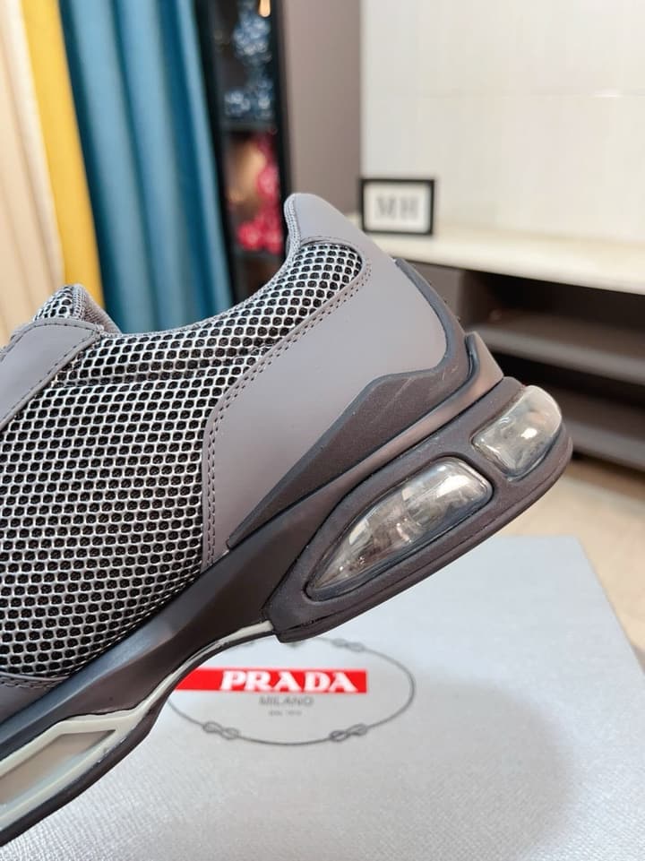 Prada Men's Air Cushion Mesh Sneakers