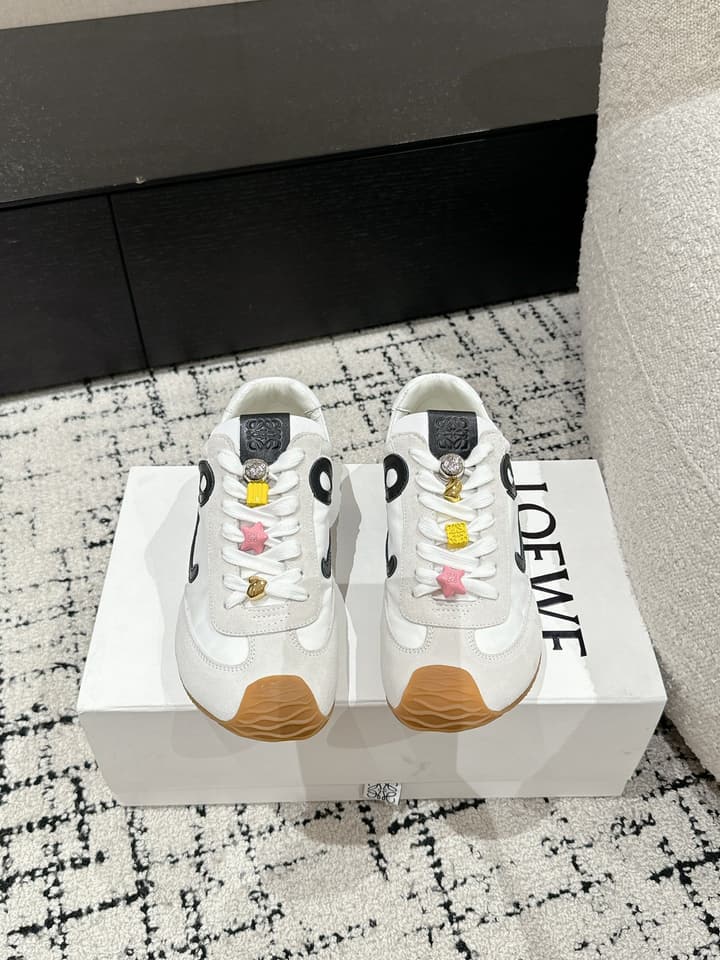 Loewe Ballet Runner 2.0 Unisex Sneakers – 2025 Collection in White And Light Blue