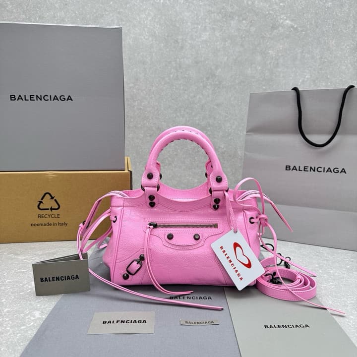 Balenciaga Le City Bowling Bag in Black