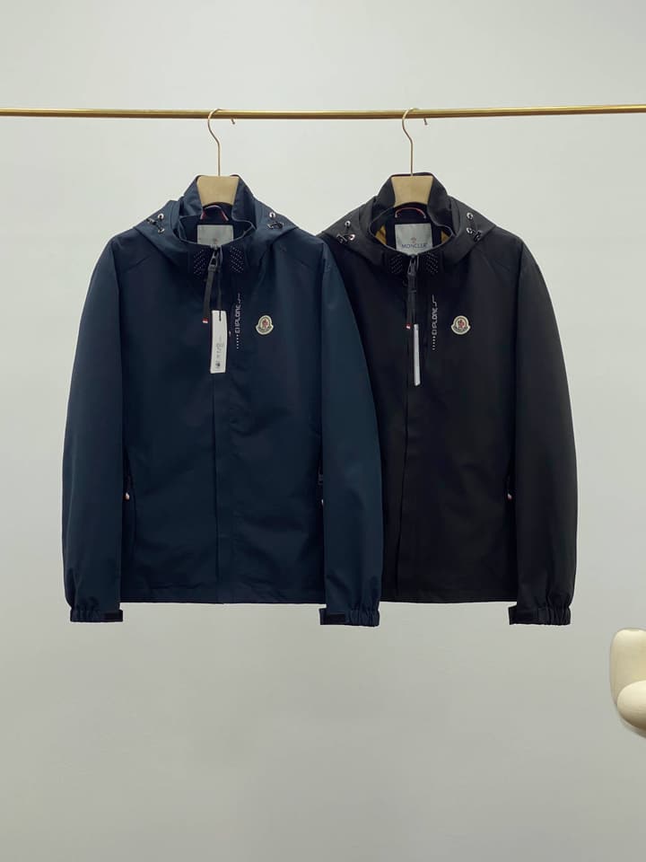 Moncler Men's Business Light Luxury Jacket – 25FW in Black
