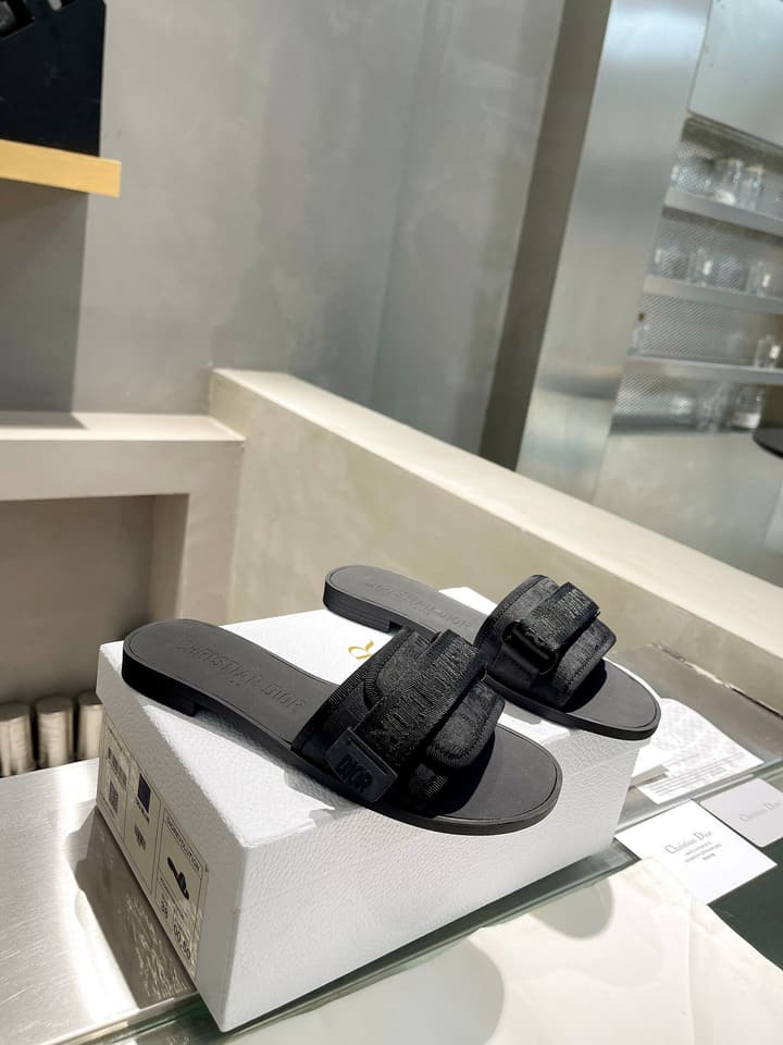 Dior Velcro Strap Sandals – 2024 Collection