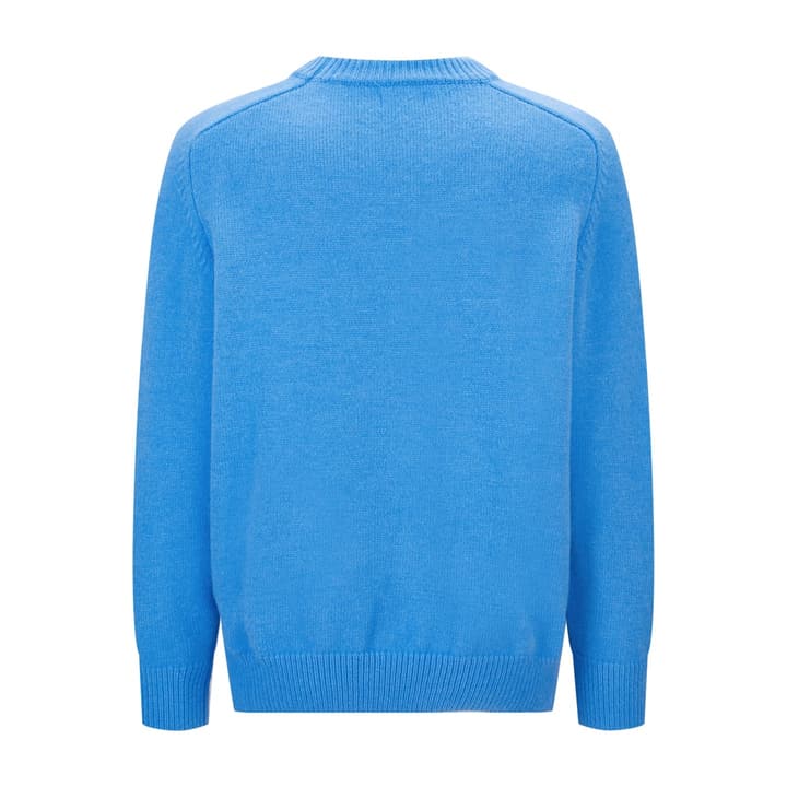 Celine Triomphe Embroidered Knit Sweater in Black