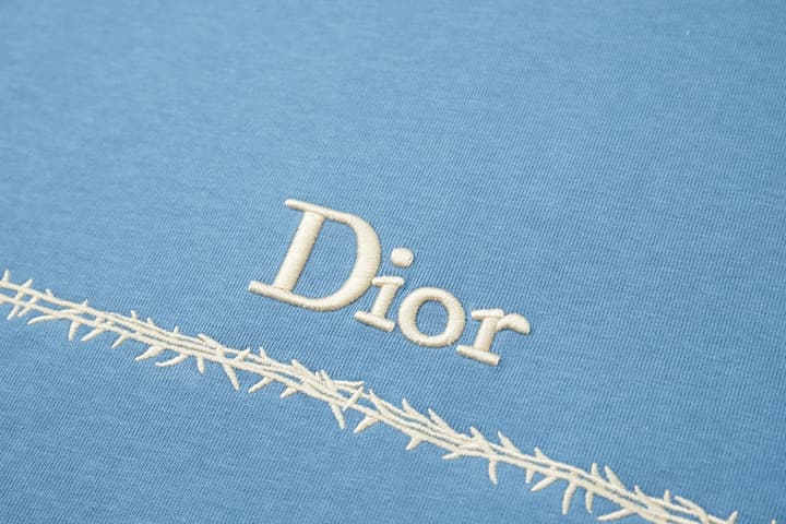 Dior CD Logo Embroidered T-Shirt – 26SS Early Spring Collection in Classic Black