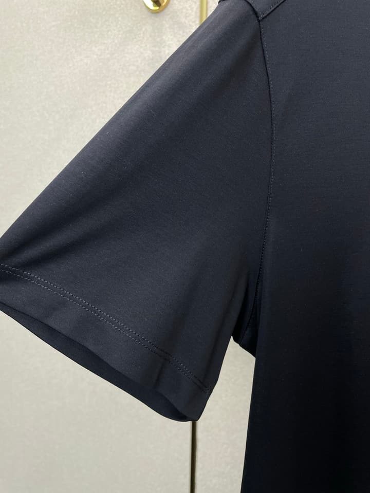Hermès Men's Casual Short-Sleeve T-Shirt in Black