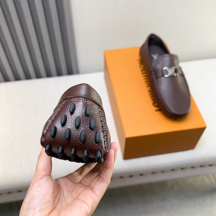 Louis Vuitton Monte Carlo Moccasin Loafers in Black Smooth Leather