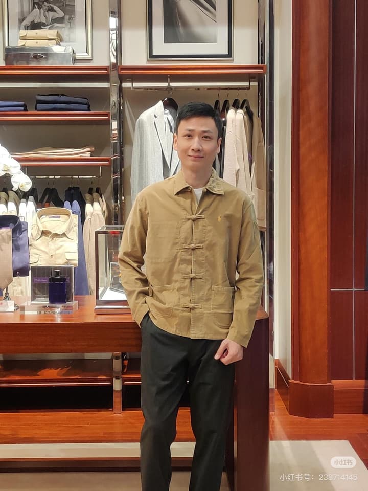 Ralph Lauren Corduroy Frog Button Cardigan – 25SS in Black