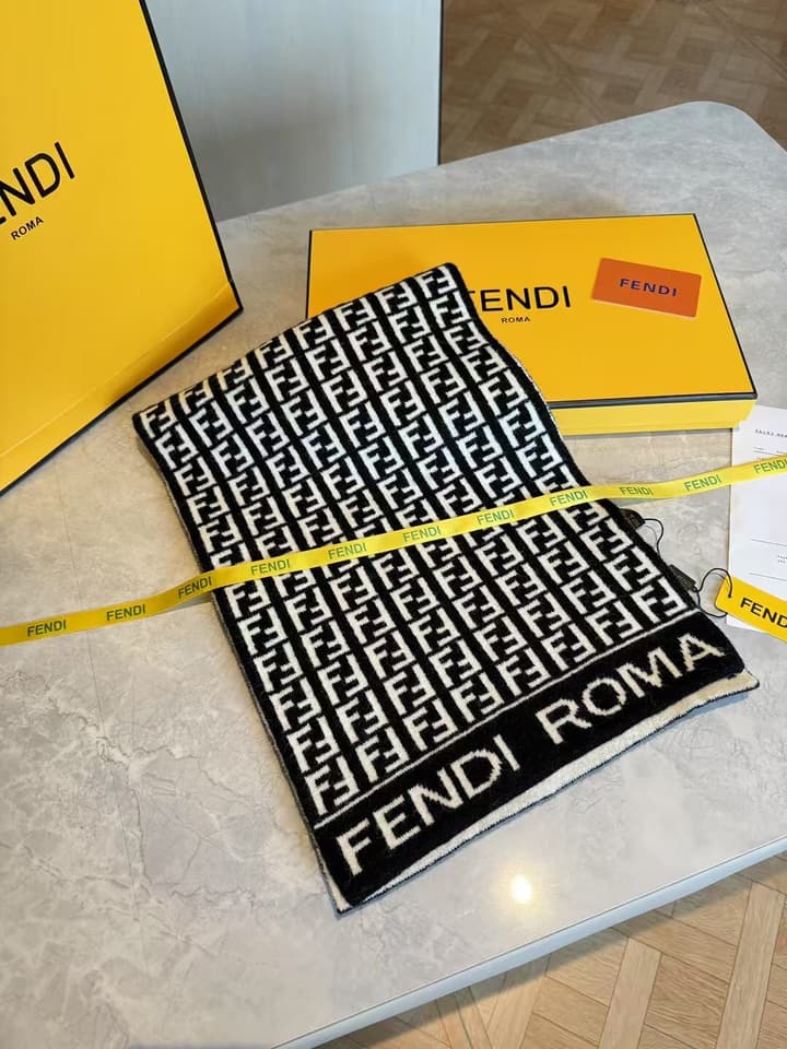 Fendi Cashmere Wool Scarf